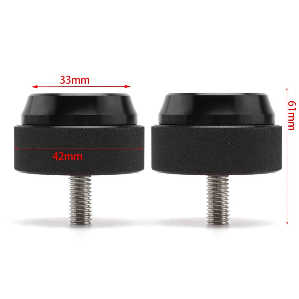 2 Pcs Usiversal Motorcycle Cruise Control Throttle Clamp Assist End Bar 22mm US