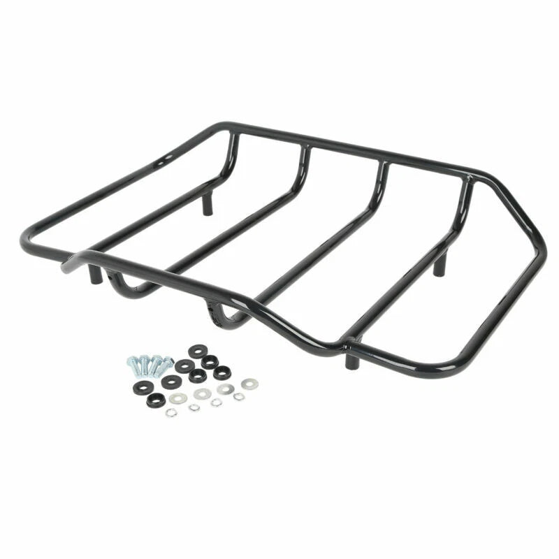 King Trunk Mount Rack Backrest Pad Fit For Harley Touring 14-25 US