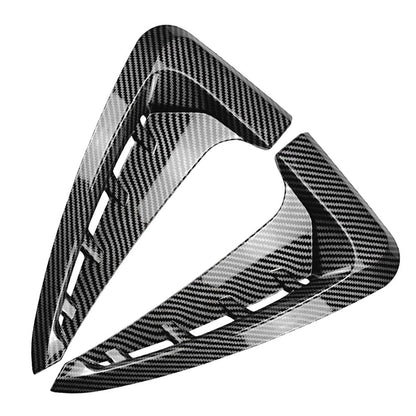 Carbon Fiber Look Front Side Fender Air Vent Trim For BMW X5 F15 M Sport 14-18