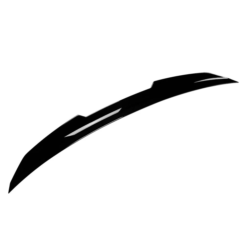 1Pc Glossy Black Rear Trunk Spoiler For Audi A5 S5 8T 4 Door Sportback 2007-2016