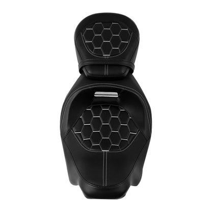 Driver Rider Passenger 2 Up Gel Seat Fit For Harley Electra Road Glide 2009-23