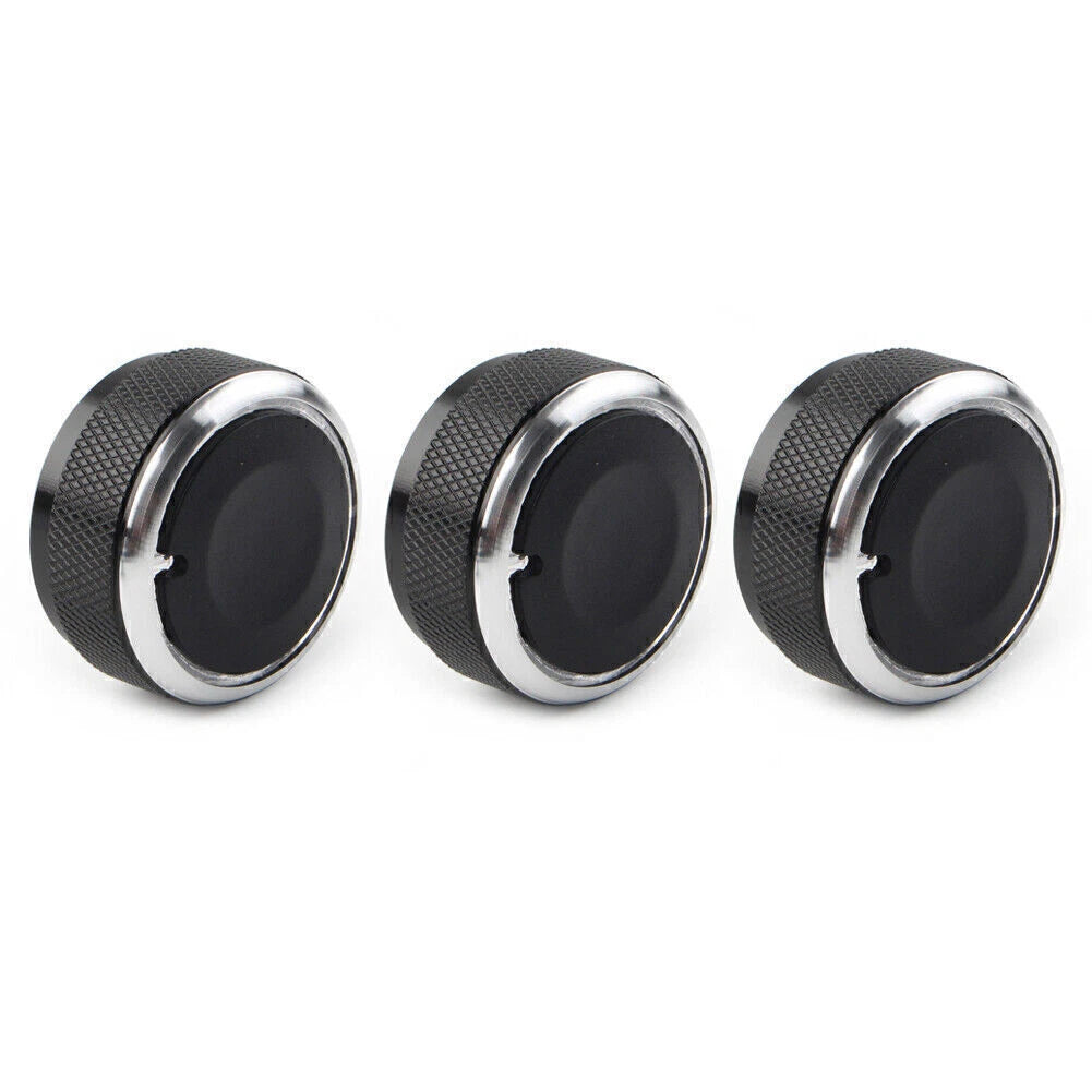 3Pcs Air Condition A/C Panel Control Switch Knob Cover For MAZDA 3 M3 2004-09