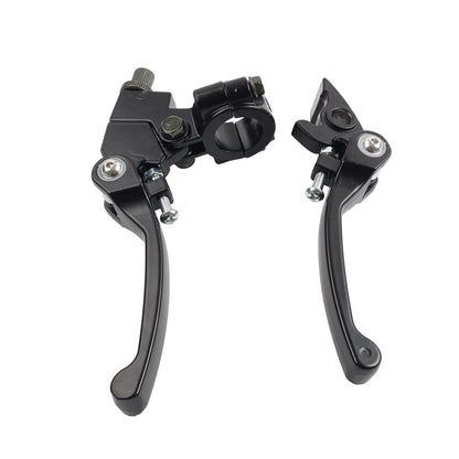 Brake Clutch Levers Black For Dirt Bike 50cc 125cc 22mm 7/8 Inch Handlebar