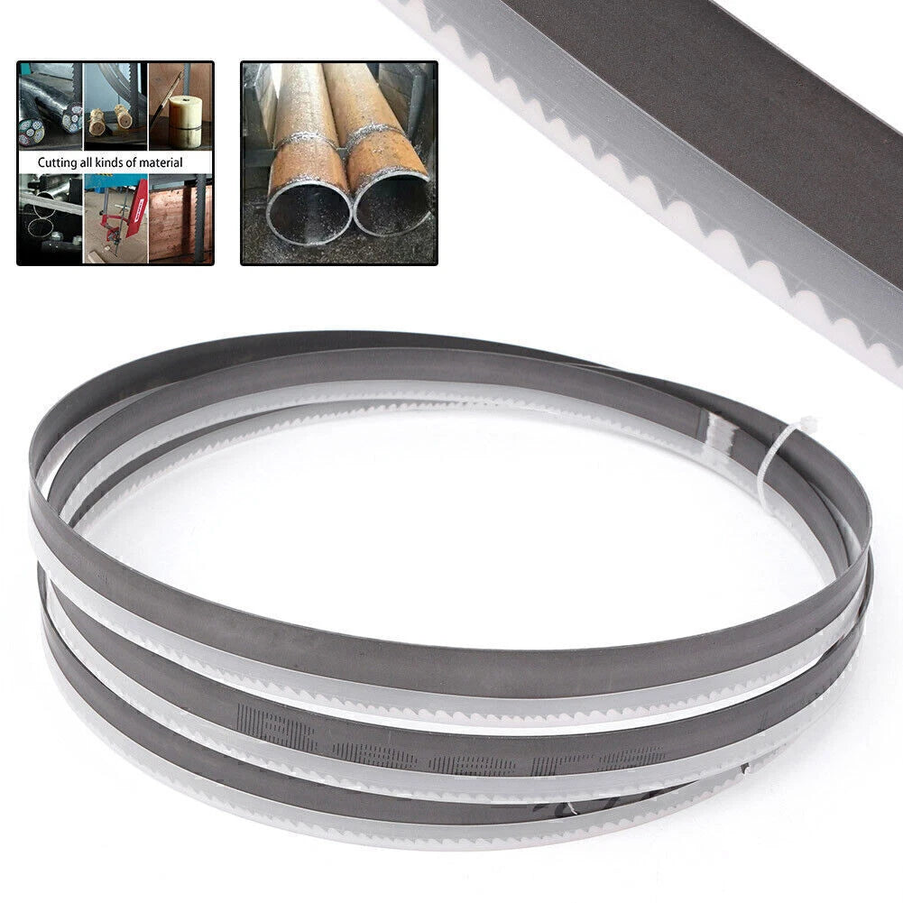 93" (7' 9") x 3/4" 6/10TPI Bi-metal Band Saw M42 Blades fit Cutting Metal 2362mm