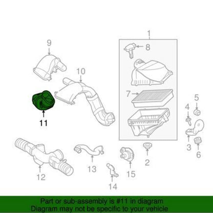 Coolant Pipe Engine Air Intake Hose Air Filter Sleeve Tube Assembly For Jaguar