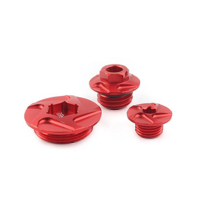 CNC Red Engine Timing Bolts Oil Plugs for Honda CRF150R CRF250R CRF450R CRF450X