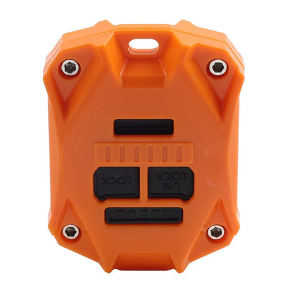 1pc ABS Car Key Fob Shell Case Cover Fit Jeep Wrangler JK 2007 - 2017 orange