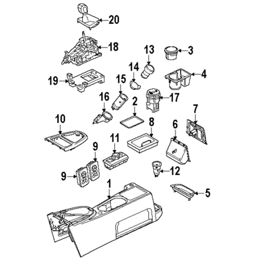 Shift Gear Change Dust Cover For Land Rover Freelander 2 2008-2013 LR003471