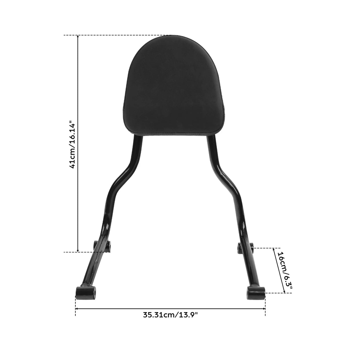 Black Rear Passenger Backrest Pad Sissy Bar Fit For BMW R18 Classic 2021-2024 22