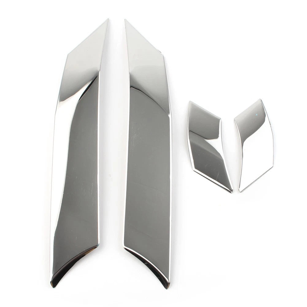 Door Window A C Pillar Post Molding Trim Cover For Toyota Rav4 2019-2021