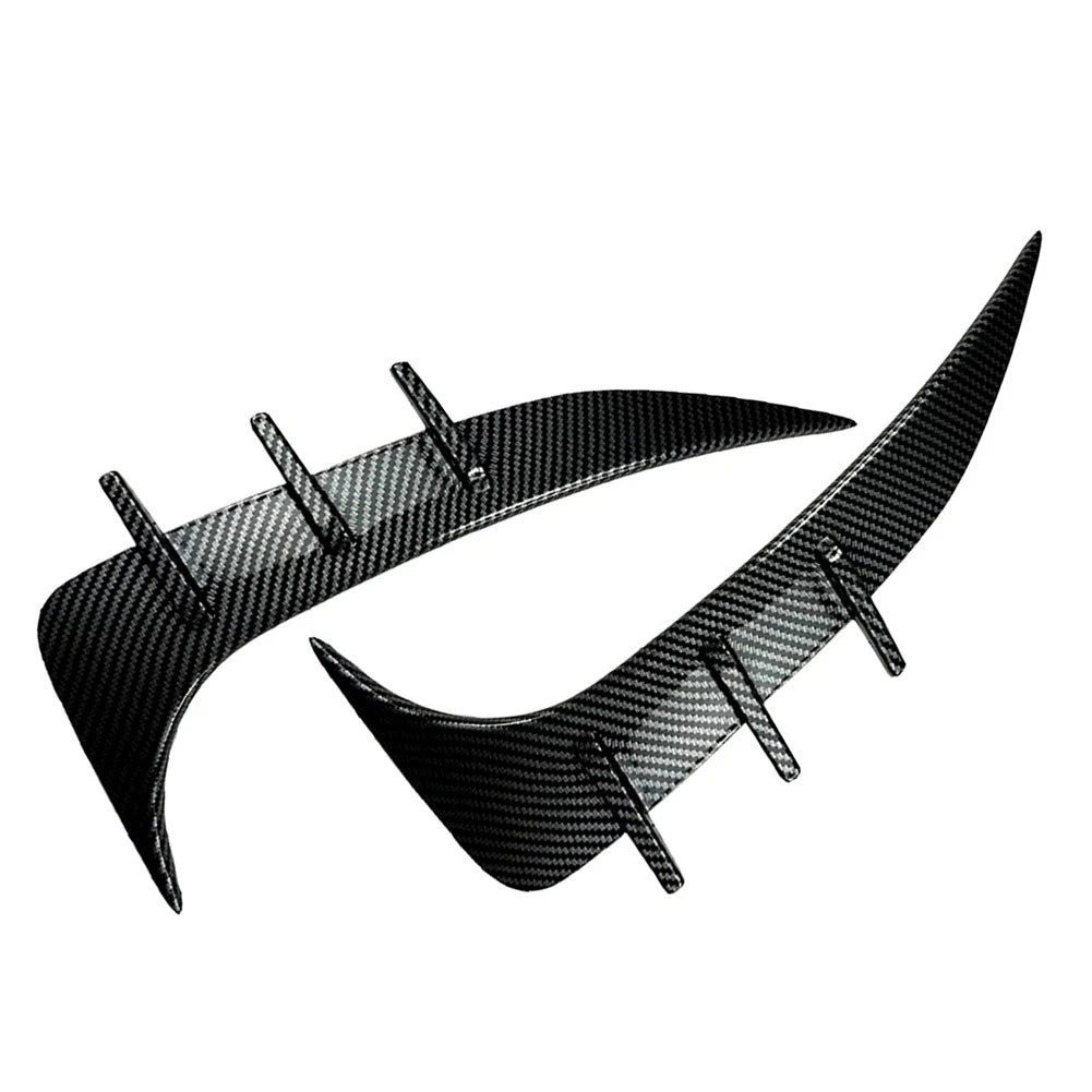 2pcs ABS Rear Bumper Spoiler Side Wing Lip For BMW 2 Series F44 M Sport 2020-23