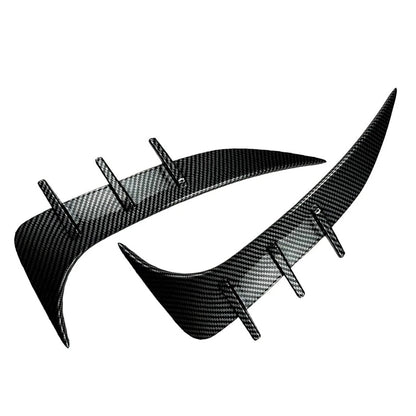 2pcs ABS Rear Bumper Spoiler Side Wing Lip For BMW 2 Series F44 M Sport 2020-23