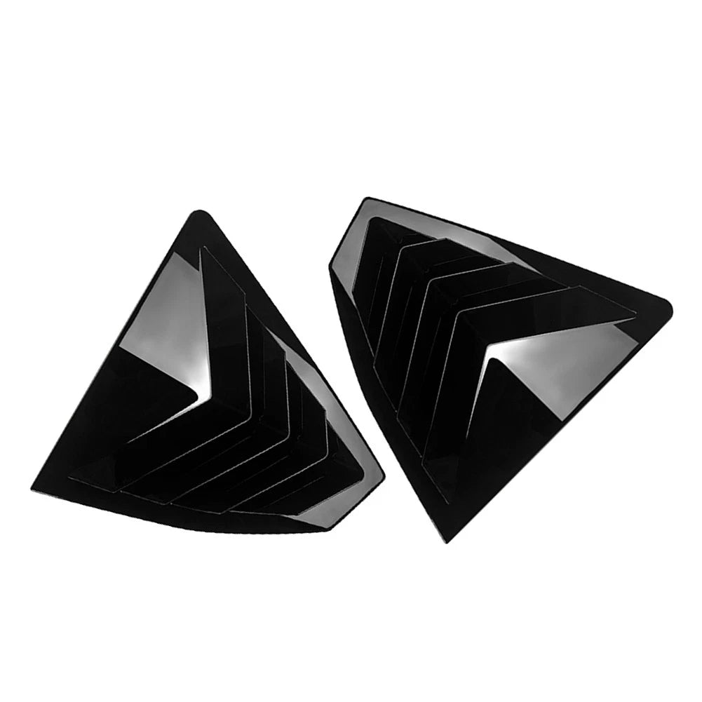 Rear Window Louver Cover Trim Glossy Black For Subaru WRX STI VB 2022-2025