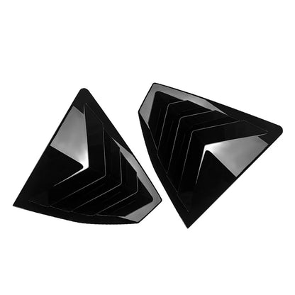 Rear Window Louver Cover Trim Glossy Black For Subaru WRX STI VB 2022-2025
