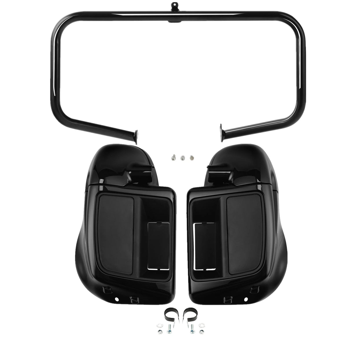 Lower Vented Fairings &Engine Guard Crash Bar For Harley Davidson Touring 14-24