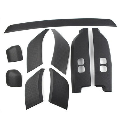 9Pcs Matte Black Side Moulding Body Kits For Land Rover Defender 90 110 20-23 US