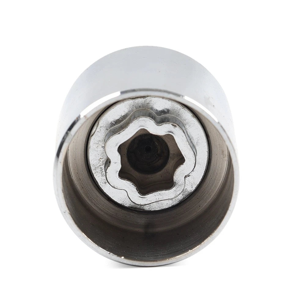 Sliver Anti-theft Wheel Bolt Lock Nut Key For Jeep Renegade Cherokee GZ