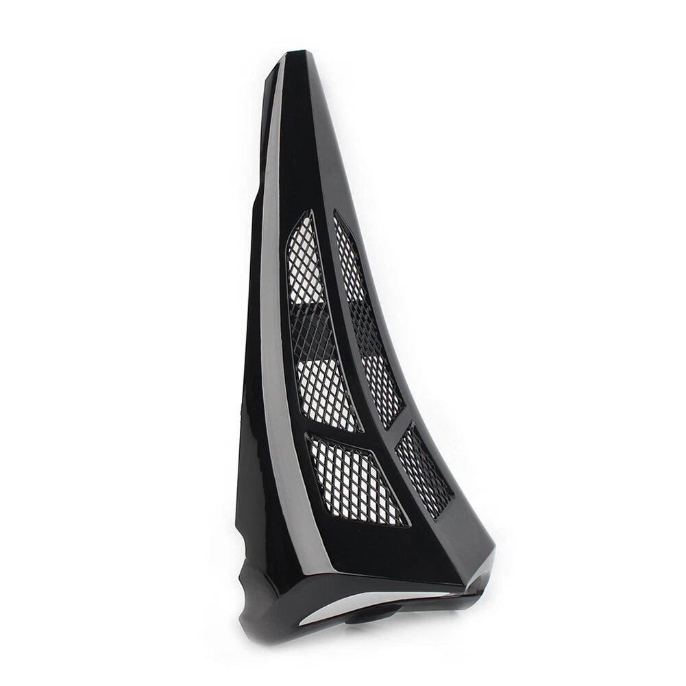 Tall Chin Spoiler Scoop Stretched For Harley Street Road Glide 2014+ Gloss Black
