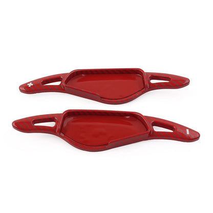 Steering Wheel Paddle Shifter Extension Red For BMW 3/5/6/7/8 Series X3 X4 X5
