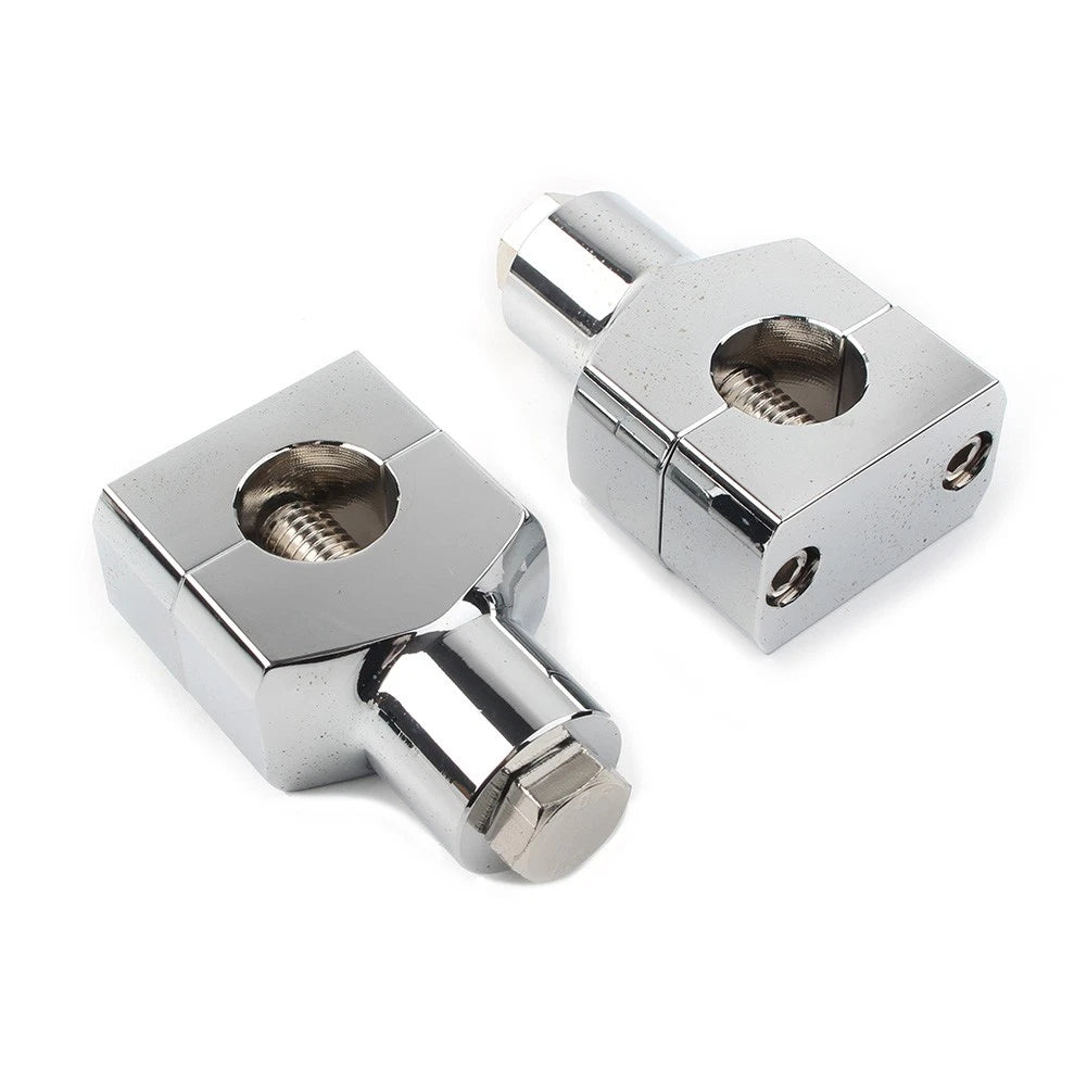 1" Handlebar Handle Bar Adapter Risers Clamp Mounts For Harley for Kawasaki Pair