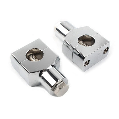 1" Handlebar Handle Bar Adapter Risers Clamp Mounts For Harley for Kawasaki Pair