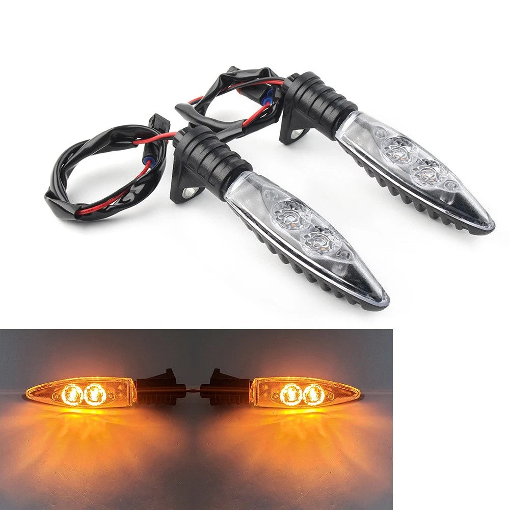 Front LED Turn Signal Indicator Light Clear Lens Fit BMW HP4 S1000R S1000RR ab