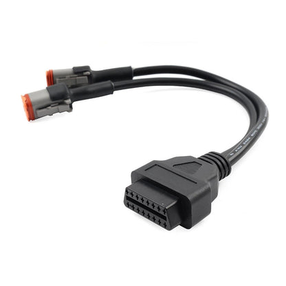 Motor 6 Pin 4 Pin to OBD2 Adapter Cable Diagnostic Scanner 2in1 For Harley US