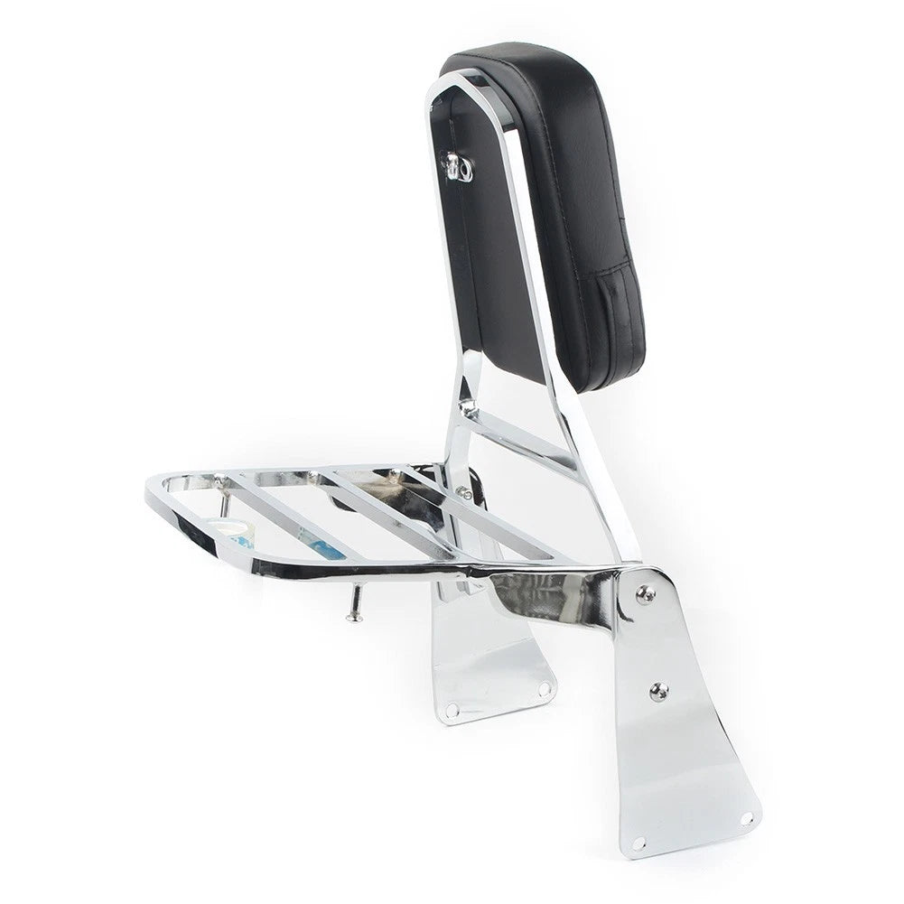 Backrest Sissy Bar Set w/ Luggage Rack Motor Fit Vulcan VN1500 Classic 1996-2008