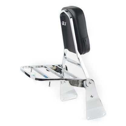 Backrest Sissy Bar Set w/ Luggage Rack Motor Fit Vulcan VN1500 Classic 1996-2008