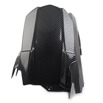 Carbon Fiber Rear Hugger Fender Mudguard Chain Guard For Kawasaki Z900 2017-2023