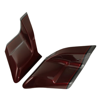 Stretched Side Covers Fit For Harley Street Glide 14-Up Black Forest & Wineberry