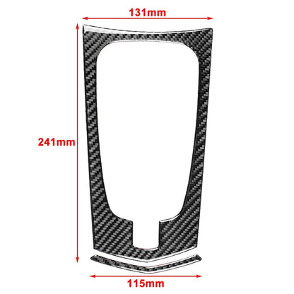 Carbon Fiber Center Gear Shift Interior Cover Trim For Cadillac CTS 08-13 Black