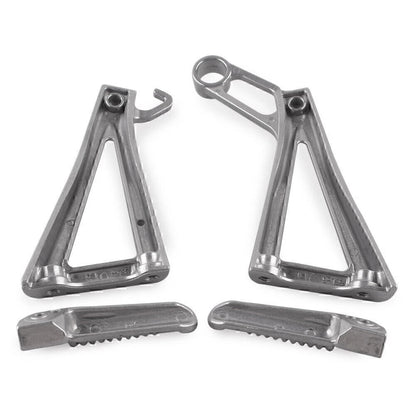 Rear Rider Footrest Foot Pegs Brackets for Yamaha YZF R6 2003-05 R6S 2003-08