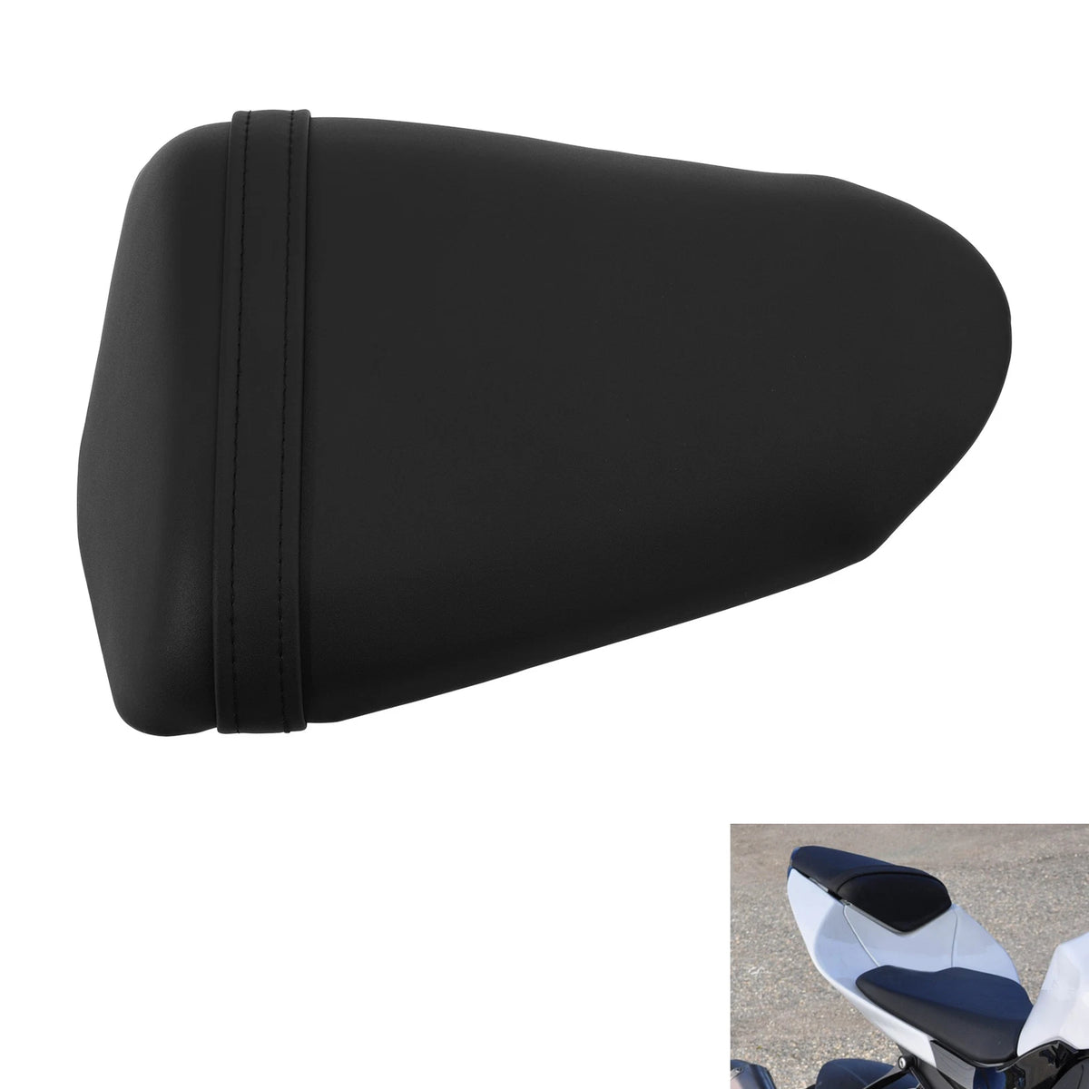 Rear Passenger Seat Pillion For Kawasaki NINJA ZX10R 08-10 ZX6R 09-18 17 Black