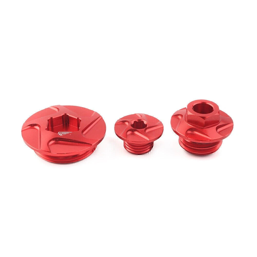 CNC Red Engine Timing Bolts Oil Plugs for Honda CRF150R CRF250R CRF450R CRF450X