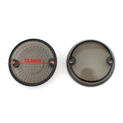 Turn Signal Lens Smoke For Kawasaki Vulcan 1500 Classic Mean Streak Motorcycle