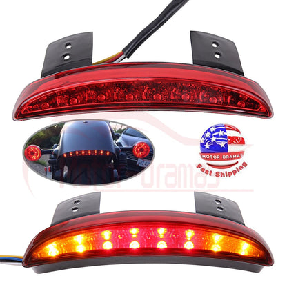 LED Brake Turn Signal Tail Light For Harley Sportster XL 883 1200 48 72 Iron 883