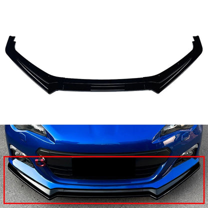 Front Bumper Lower Spoiler Splitter Lip Glossy Black For Subaru BRZ 2013-2016