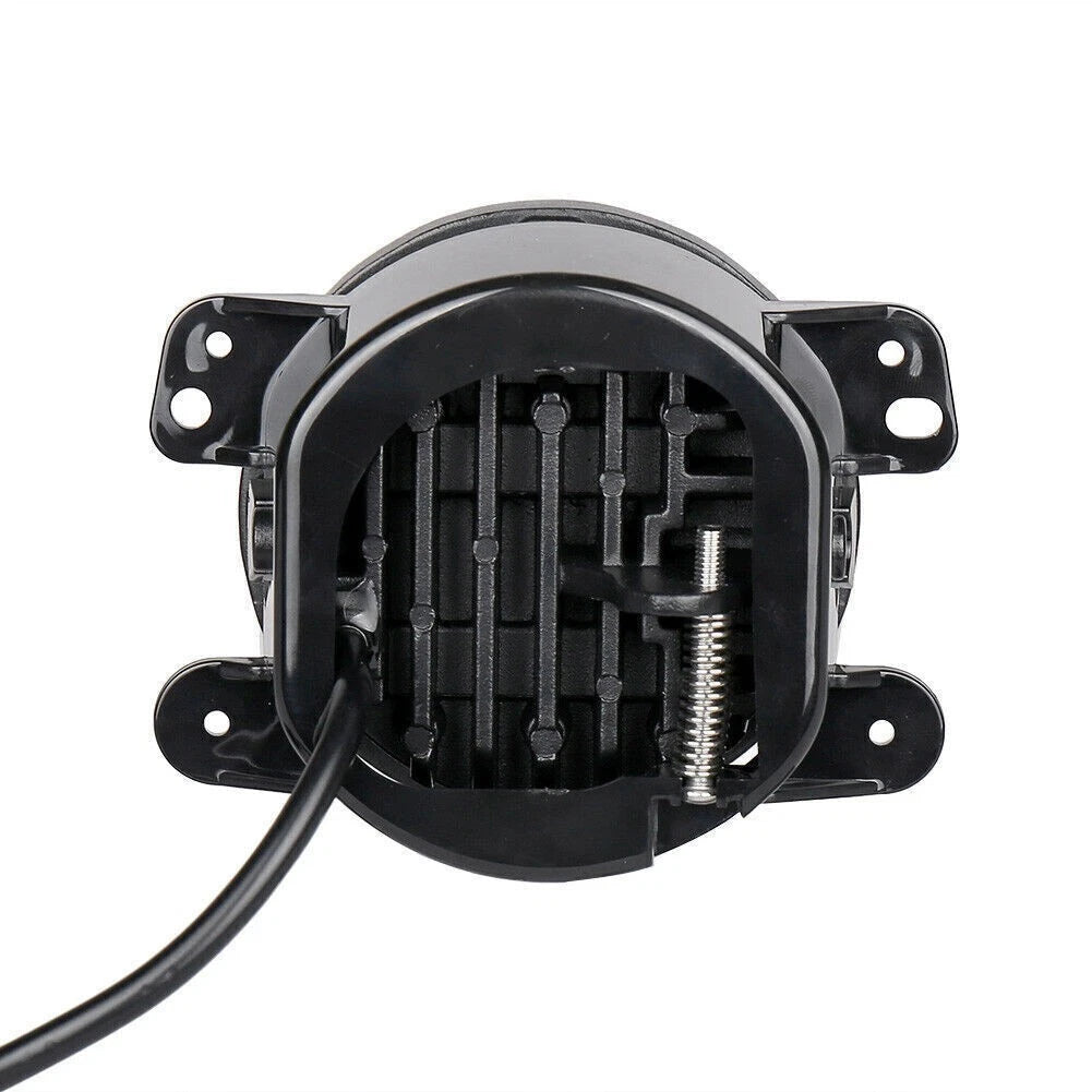 4" 30W LED Round Fog Light Driving White Lamp fit Jeep Wrangler Dodge Charger