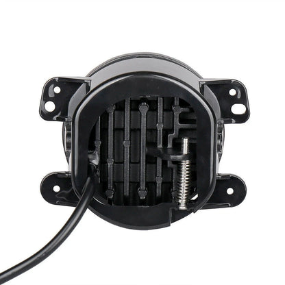 4" 30W LED Round Fog Light Driving White Lamp fit Jeep Wrangler Dodge Charger