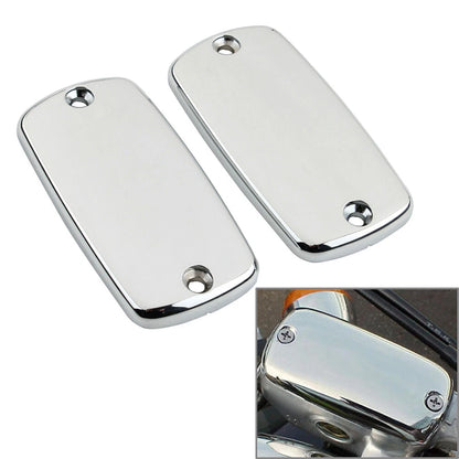 Front Brake Reservoir Fluid Cover Caps For Honda Valkyrie Goldwing GL1500 GL1800