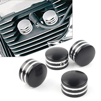 4x Head Bolt Covers Fit Harley Sportster XL 883 1200 86-17 16 Twin Cam 99-17