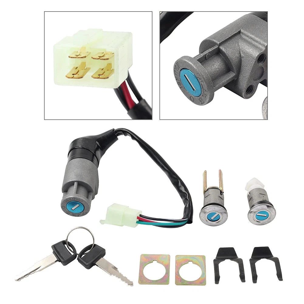 Ignition Switch Lock Set w/ 2Key 35010-GV4-901 for Honda Elite 80 CH80 1985-07