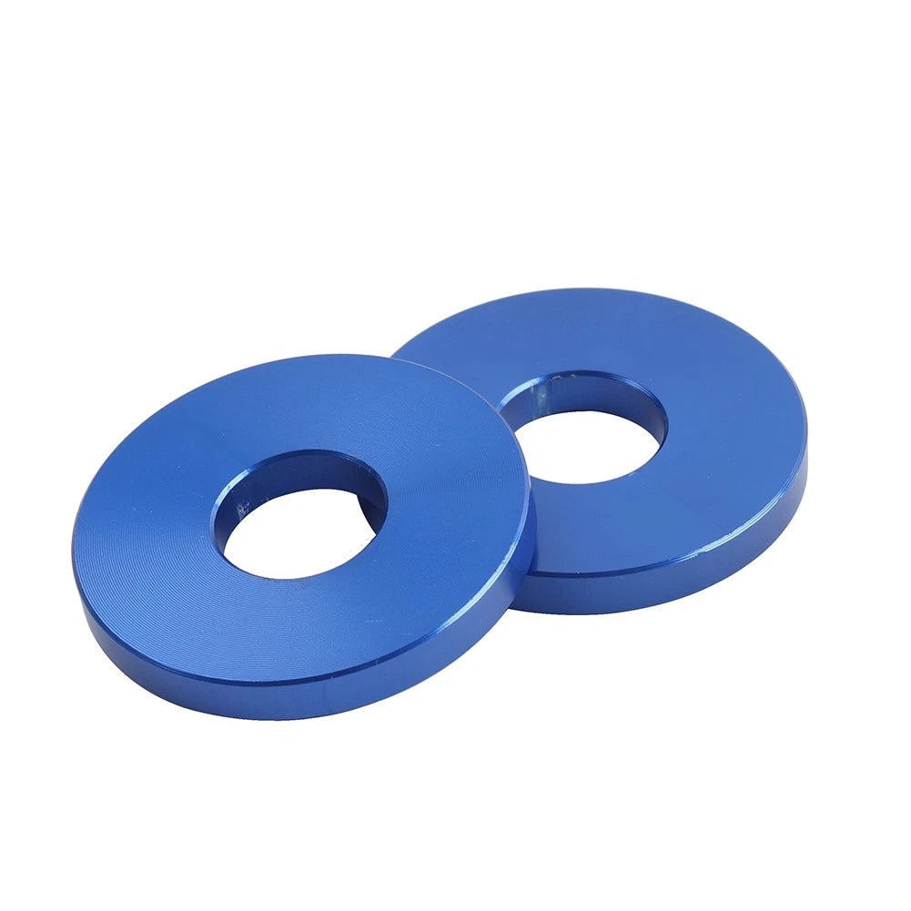 2x Engine Saddlebag Crash Bar Decor Spacer For Harley Softail Road King Blue