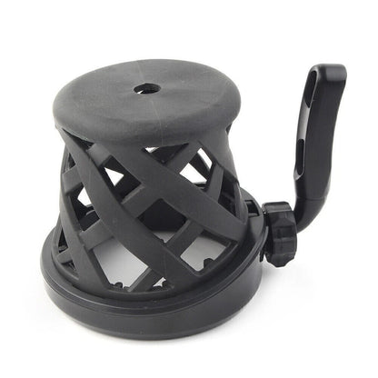 Motorcycle Handlebar Black Cup Holder Drink W/Mesh Basket Universal For Harley