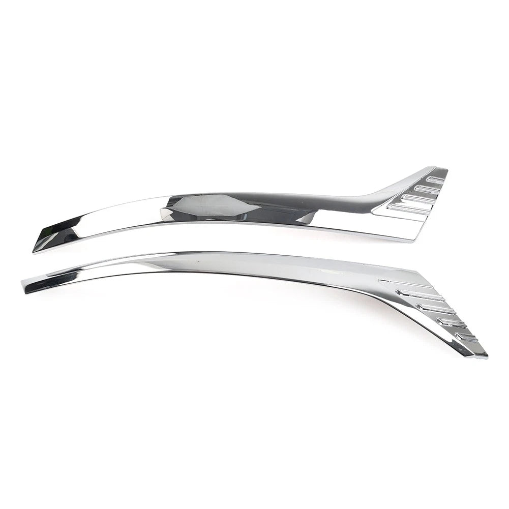 Headlight Lamp Light Trim ABS Chrome Fit for Toyota Voxy R80 2018 2019 2020 2pcs