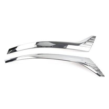 Headlight Lamp Light Trim ABS Chrome Fit for Toyota Voxy R80 2018 2019 2020 2pcs