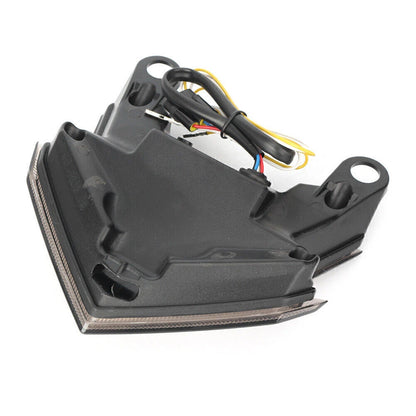 LED Taillight Integrated Turn Signal For Kawasaki Ninja Z800 ZX6R 636 Z125 Smoke
