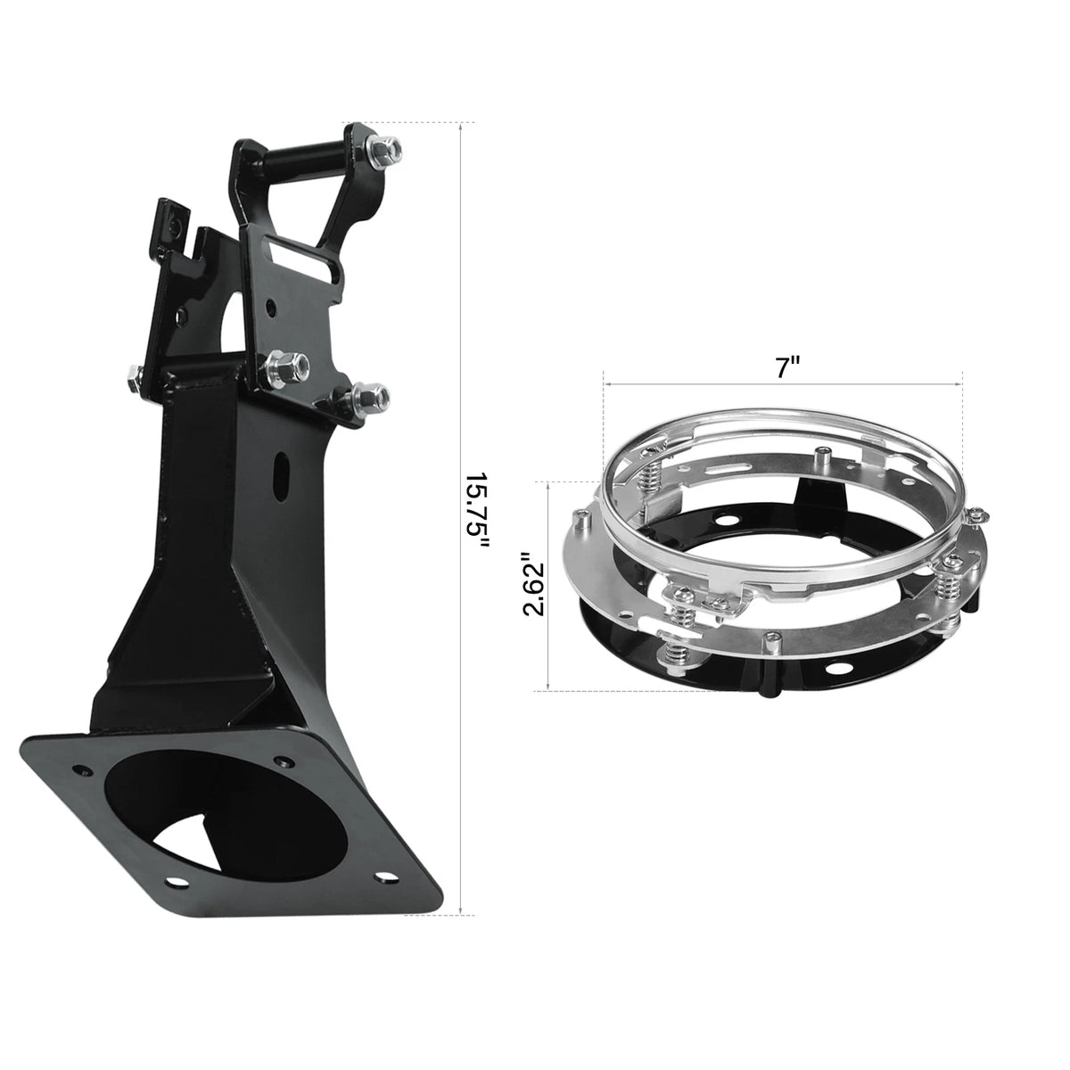 Headlight Upper Fairing Cowl Mount For Harley Softail Low Rider Street Bob 18-Up