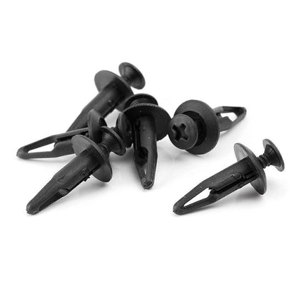 100pcs Car Body Push Pin Rivet Retainer Fastener Bumper Clip For Ford US